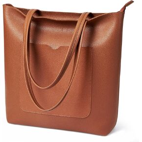 KALIDI Tote Bag Large Soft Vegan Leather Purse Casual Hobo Shoulder Handbags with Zipper Work Bag for Women Ladies Travel