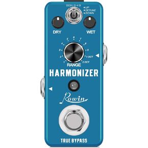 Harmonizer Digital Guitar Effect Pedal Polyphonic Pitch Shifter Harmonic for Electric Guitar Bass True Bypass LEF-3807