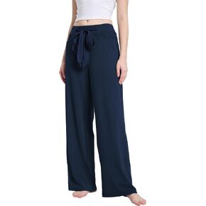 SEVEGO Tall Womens 30"/32"/34" Casual Loose Wide Leg Pants High Waisted Yoga Pants Comfy Palazzo Workout Lounge Trousers