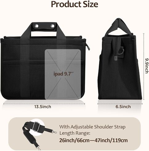 Corduroy Tote Bag with Zipper Women Large Crossbody Tote Purse with Pockets Everything Handbag Everyday Satchel Bag in Saudi Arabia