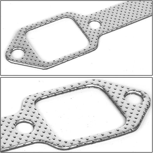 DNA Motoring GKTSET-MOPARBB-V8 Aluminum Exhaust Manifold Header Gasket Set Replacement,Metallic in Saudi Arabia