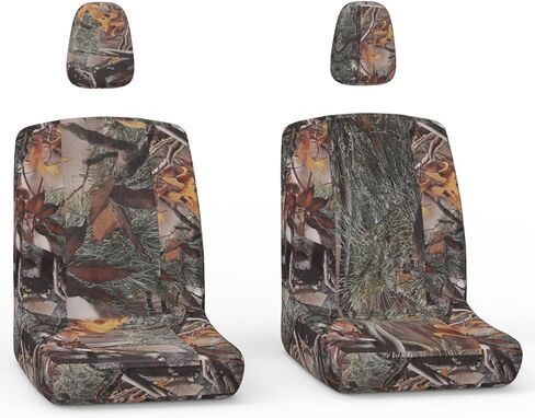 KEMIMOTO Seat Covers, Camo Bucket Seat Cover Set Compatible with Rhino 450, Rhino 660, Rhino 700, Water-Resistance UTV Seat Covers Fits with Rhino Seat Cover with Headrest Cover Seat Cover Accessories in Saudi Arabia