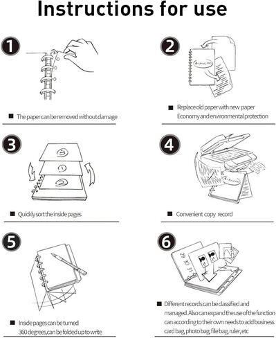 80 قطعة من أقراص تجليد الكتب البلاستيكية، 10 ألوان أقراص توسيع Discbound حلقات ربط القلب لمخططي أجهزة الكمبيوتر المحمولة DIY in Kuwait