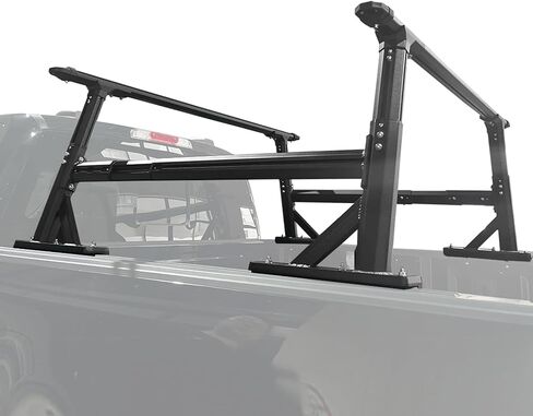 Universal Adjustable Pickup Truck Bed Rack Heavy-Duty Extendable Ladder Rack for Truck Accessories, Fit for Most Pickups F-150, Ranger, Silverado, Ram, Colorado, Canyon.etc in Saudi Arabia
