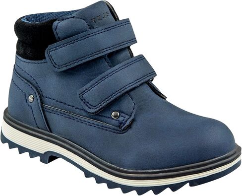 Kids' Hiking Work Boots for Boys Girls, Waterproof Outdoor Ankle Boots with Hook and Loop in Saudi Arabia