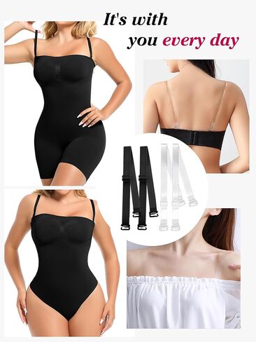 زوجان من أشرطة حمالة الصدر البديلة، حزام مرن شفاف متعدد الألوان وقابل للإزالة لفستان بدون حمالات (اللون: ONYX) in Kuwait