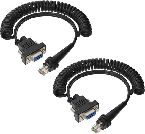 16ft كابل ماسح الباركود RJ45 RS232 إلى كابل RJ45 لكابل هانيويل 1900 1200G 1202G 1250G 1280i 1300G 1400G 1450G 1452G 1470G 1900GHD 1900GSR 1902GHD 1902GSR 1950GHD 1980i 1472G سلك الطاقة (1) in Kuwait