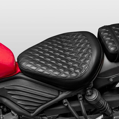 Motorcycle Rear Passenger Front Driver Pillion Seat Cover Cushion Pressure Relief Pad Compatible with H-onda Rebel CMX500 CMX300 CMX 500 300 2017-2024 18 19 20 21 22 23 (Front-Brown) in Saudi Arabia