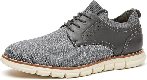 Men's Dress Sneakers Knit Oxford Shoes Lightweight Walking Shoes Casual Fashion Sneaker Comfortable Work Shoes in Saudi Arabia