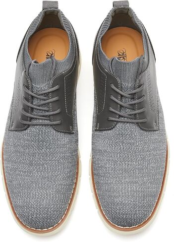 Men's Dress Sneakers Knit Oxford Shoes Lightweight Walking Shoes Casual Fashion Sneaker Comfortable Work Shoes in Saudi Arabia