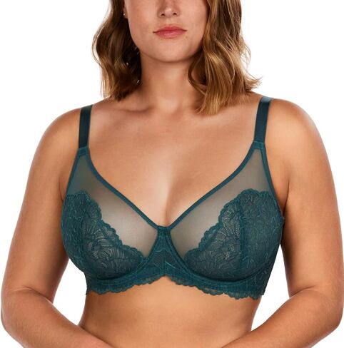 HSIA Bras for Women Lace Unlined Breast Minimizer Bra Full Coverage Bras with Underwire in Saudi Arabia