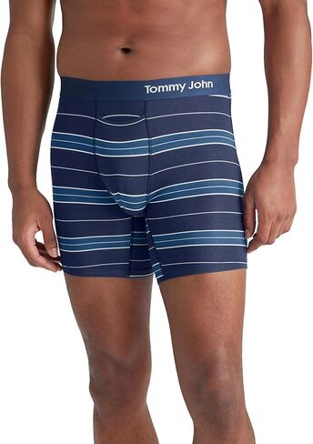ملابس داخلية بوكسر للرجال من Tommy John مقاس 8 بوصات - بوكسر أساسي من القطن مع حقيبة محيطية داعمة in Kuwait