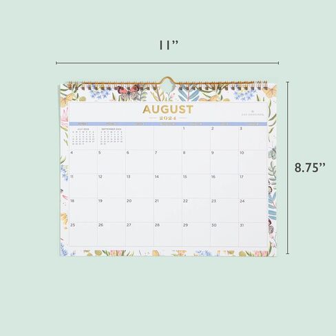Blue Sky Day Designer for 2024-2025 Academic Year Monthly Wall Calendar, 11' x 8.75', Wirebound, Flutter (136694-A25) in Saudi Arabia