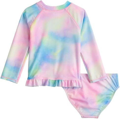 مجموعة ملابس السباحة دريم ويف ديزني ميني ماوس للفتيات الصغيرات من قطعتين (مقاس 2T) باللون الوردي in Kuwait