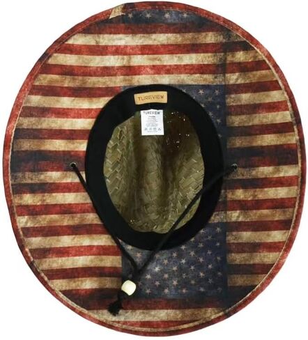 Men's Lifeguard Straw Hats Sun Hats Outdoor Hats Wide Brim Beach Swimming for Men in Kuwait