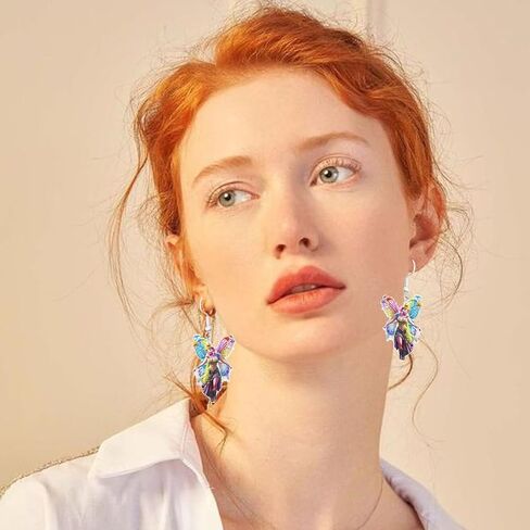 Melanie Merch Inspired Acrylic Butterfly Earrings Unique Jewelry for Fans, Cosplay, and Fashionistas in Saudi Arabia