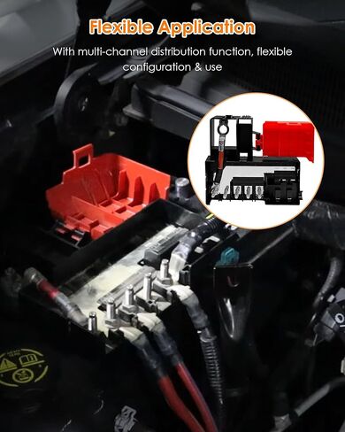Battery Distribution Fuse Block Compatible with Chevrolet GMC Cadillac Select Model 2014-2020, Battery Fuse Block Terminal Replace 84354716 22985570 in Saudi Arabia