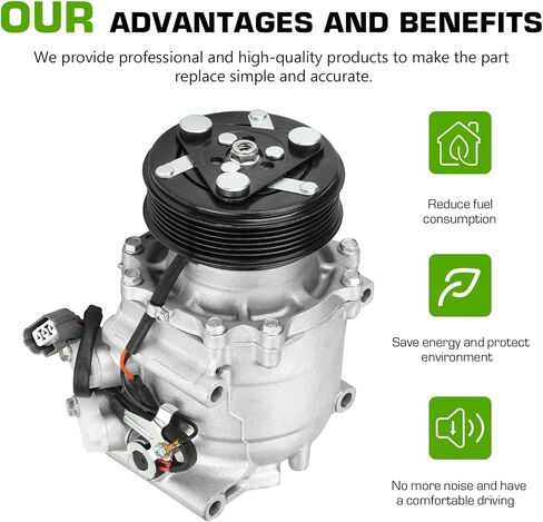 A/C كومبرسور لتكييف السيارة مخلب صالح لهوندا ل سيفيك 1.7L 2002 2003 2004 2005 02 03 04 05 in Saudi Arabia