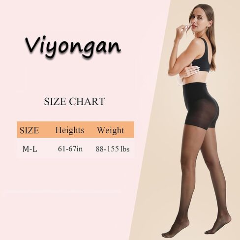 Control Top Pantyhose for Woamn High Waist Tummy Control Sheer Tights Support Shaping Stockings 2 Pairs in Saudi Arabia