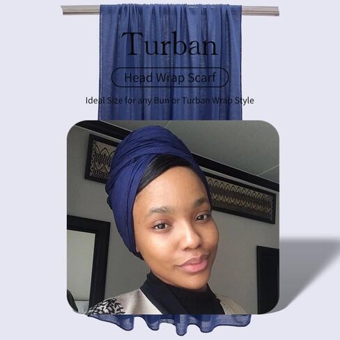 Head Wraps for Black Women Hijab Scarves Large Muslim Headwraps Stretch Hair Wraps Headband in Saudi Arabia