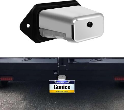Super-Bright LED License Plate Light - 6-SMD Universal Fit for Truck Trailer Van RV SUV Boat - Under Hood Light - DOT Compliant, 12V-24V DC Waterproof in Kuwait