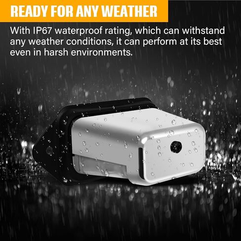 Super-Bright LED License Plate Light - 6-SMD Universal Fit for Truck Trailer Van RV SUV Boat - Under Hood Light - DOT Compliant, 12V-24V DC Waterproof in Kuwait