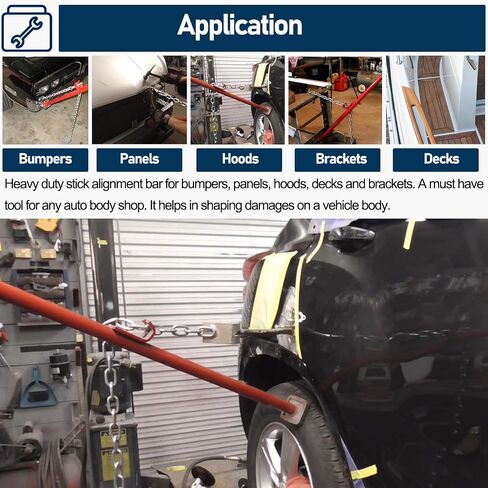 77175 Pulling Stick Tool for Car Repair (52" Long), Auto Body Puller Alignment Bar for Aligning Bumpers, Panels, Hoods, Decks and Brackets PULL STICK XL in Saudi Arabia