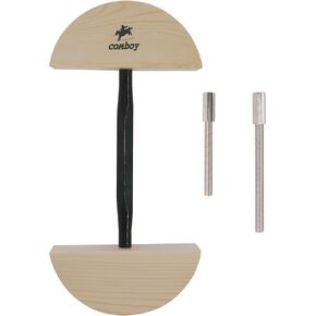 Comboy Pant Stretcher for Jeans with Aerial Aluminium Alloy Adjustable Buckle Waist Stretcher -Instant Stretch-30 to 59 inches Natural Color, YSKC001