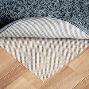 Silicone Non-Slip Rug Pad, Anti Skid Thick Area Rug Pad Gripper, Under Carpet Rug Mats for Hardwood Surface Floors, Keep Rugs in Place-2x3 Ft