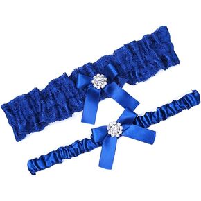 Blue Leg Garter Bride Blue Lace Garter Belt Blue Lace Leg Rings Something Blue BW20