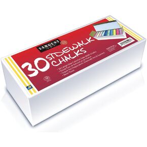 Sargent Art 66-5098 30-Count Jumbo Bold Sidewalk Chalk