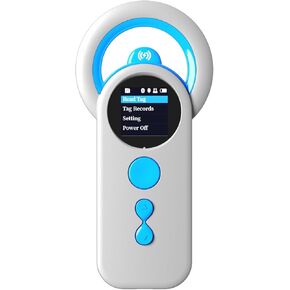 NetumScan Bluetooth Pet Microchip Scanner Reader RFID EMID, 3-in-1 Portable Pet Chip Scanner 2048 Tag Data Storage Animal Tag Scanner with TFT Screen, 1200mAh for ISO 11784/11785,FDX-B and ID64 RFID