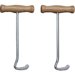 Derby Originals 7.5" Easy On Heavy Duty Steel Boot Pull Hooks for Cowboy, Riding, and Work Boots