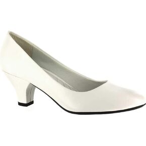Easy Street Womens Fabulous Dress Heels & Pumps Shoes, White, 9