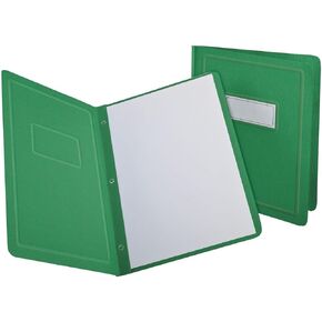 Oxford® Panel & Border Report Cover, Letter Size, Green (52503)