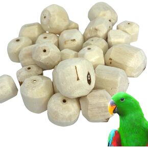 Bonka Bird Toys 3383 Pk24 Sola Rocks Foot Talon Craft Part Bird Toys Natural Chew Foraging Treat for Conures Cockatiels Parakeets and Other Similar Sized Birds