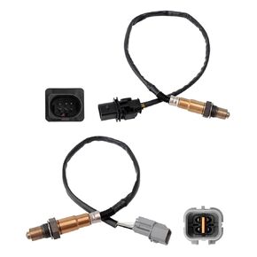 Oxygen O2 Sensor Upstream Downstream 2Pcs Compatible with 2012-2014 Hyundai Accent Veloster KIA Rio 2012-2015 KIA Soul L4 1.6L Replace# 234-5055, 234-4568