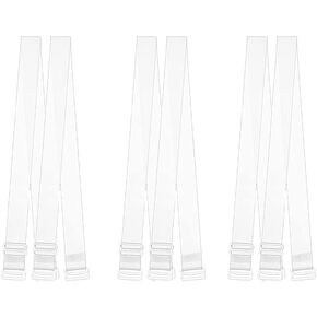 3 Pairs Clear Bra Strap Invisible Adjustable Shoulder Strap Transparent Bra Strap Non-Slip Bra Strap Replacement