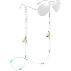 KELITCH Women Eyeglasses Chains Mask Necklaces Holder Cords Chains Necklaces Retainer Eyewear Sunglasses Chains