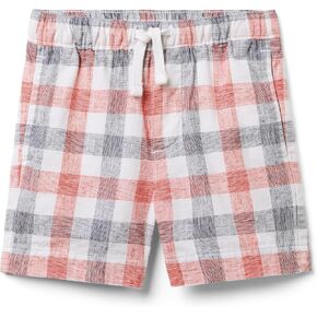 Janie and Jack Boys Pull on Linen Short (Toddler/Little Big Kid)