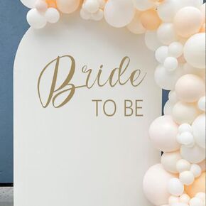 Bride to Be Bridal Shower Party Decal - Bridal Shower Party Decorations Decor,Bridal Shower Party Decal for Sign and Backdrop (Bride to Be Decal)