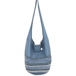 The Sak 120 Large Hobo Bag - Premium Leather Women's Handbag for Everyday & Travel - Designer Purse With Shoulder Bag Strap, Magnetic Closure and Pockets - Maritime Seminyak