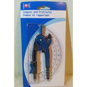 JOT Compass and Protractor, Assorted Colors by JOT