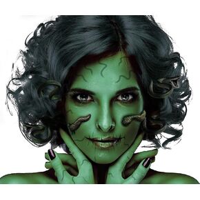 Medusa 2-PC Halloween Latex Prosthetic Appliance - Snake Head and Snake Tail.