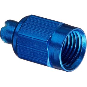 Aeroquip FCM3751 Blue Anodized Aluminum -3AN Tube Cap Fittings - Pack of 2