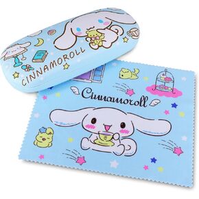 أنيمي ميلو القرفة الكلب الكرتون النظارات حالة هارد شل النظارات القضية مع نظارات القماش المحمولة واقية in Kuwait