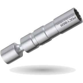 14mm Swivel Spark Plug Socket 3/8" Drive Enhanced Magnetic 12 Point 9/16" Thin Wall Socket Spark Plug Removal Tool Cr-v Steel