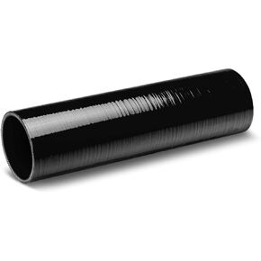 Auto Dynasty 3 inches Straight 12 inches Long Turbo/Intercooler/Intake Piping Coupler Silicone Hose (Black)