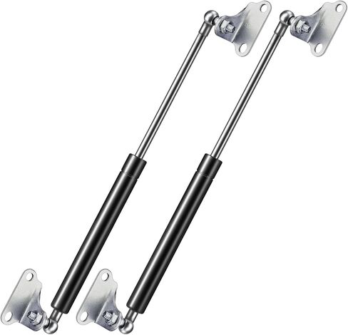 20 Inch 100lb/445N Gas Strut Shock Spring Lift Support for RV Camper Bed Storage Cover Door Tool Box Toy Lid Basement Boat Hatch TV Cabinet Chicken Coop Black Replacement Parts, Set of 2 by AUCLIDIS in Saudi Arabia