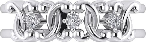 Sterling Silver (Flower, Cluster, Bypass Butterfly, Halo, Leaf, Yin Yang, Designer Band, Solitaire Flower, Love Heart Knuckle, Mid, Stylish Design, Heart Arrow) Toe Rings for Women in Saudi Arabia